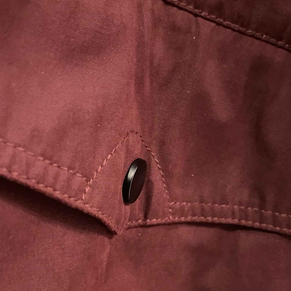 Ava & Viv Hooded Trench Coat in Deep Wine - Picture 3 of 14